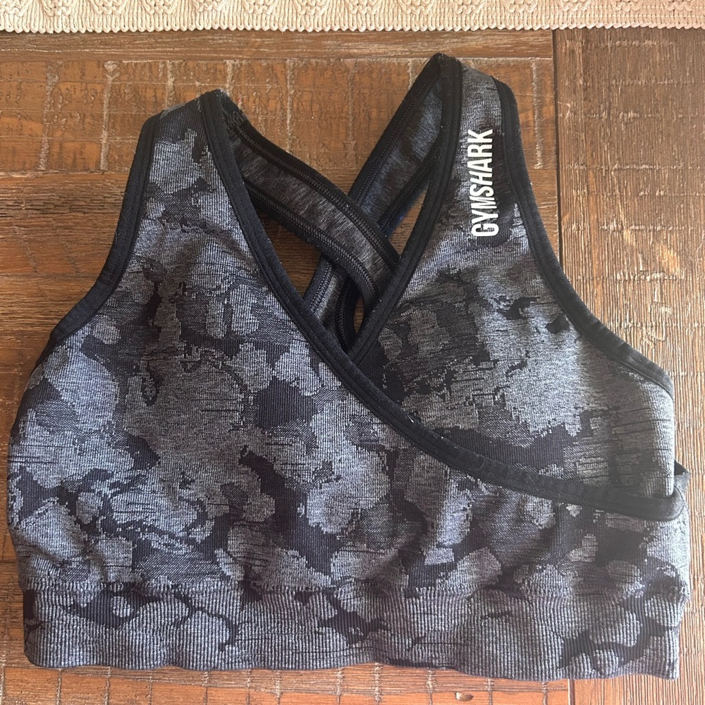 Gymshark size small camo bra